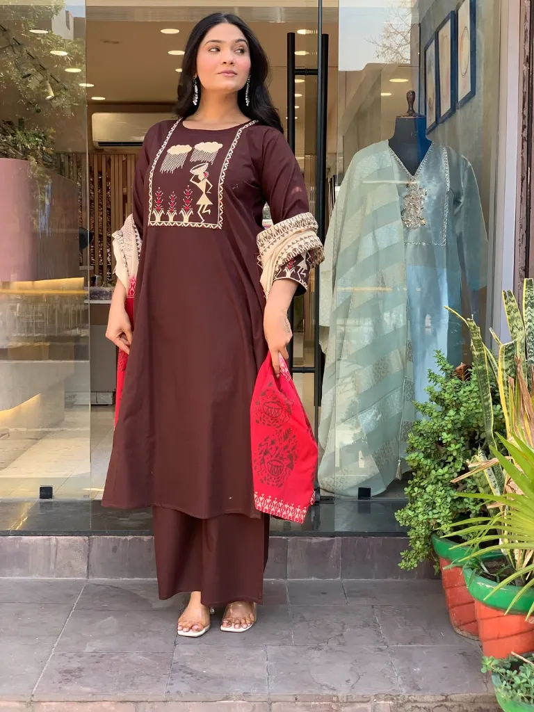 Pure-Cotton-Machine-Print-A-Line-Kurta-Pant-Set-with-Dual-Side-Pockets-Embroidery-Work5.webp