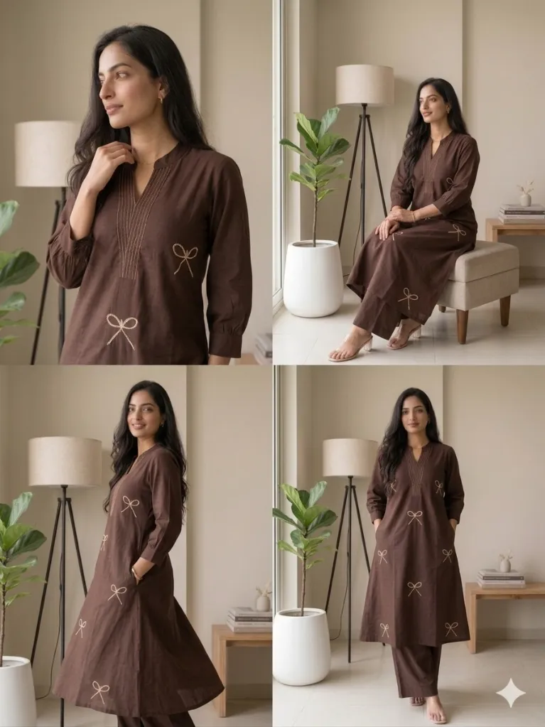 Premium-Voile-Cotton-Embroidered-A-Line-Top-and-Palazzo-Summer-Co-ord-Set-Brown1.webp