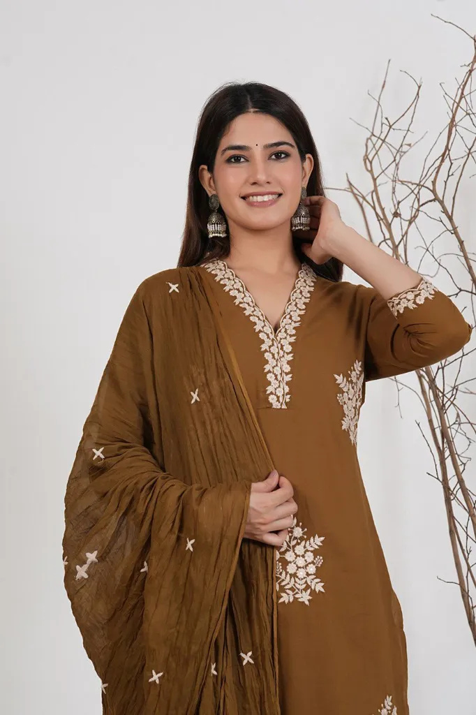 Roman-Fabric-Embroidered-Top-with-Matching-Pants-and-Chanderi-Silk-Dupatta-Set-Brown4.webp