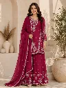 Premium-Fendy-Fabric-Heavily-Embroidered-Beads-and-Sequins-Kurti,-Matching-Free-Size-Palazzo,-and-Sequins-Border-Dupatta-3-Piece-Wedding-Luxury-Suit-Set-Majenta3.webp