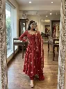 Premium-Crunchy-Silk-Fully-Flared-Gown-with-Sequins-Embroidery,-Coordinated-Trousers,-and-Lace-Border-Dupatta-3-Piece-Festive-Set6.webp