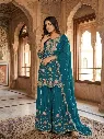 Pure-Chinon-Silk-Sequence-&-Thread-Embroidered-Kurti-&-Flared-Palazzo-Suit-Set5.webp