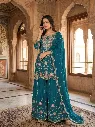 Pure-Chinon-Silk-Sequence-&-Thread-Embroidered-Kurti-&-Flared-Palazzo-Suit-Set4.webp