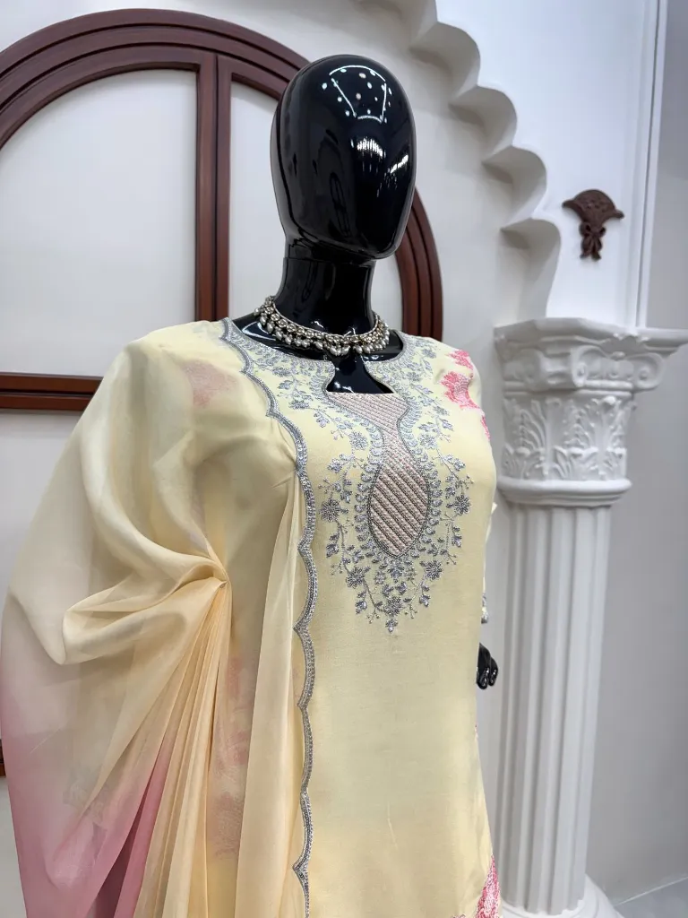 Heavy-Rayon-Thread-&-Sequins-Embroidered-Short-Kurti-&-Plain-Farshi-Palazzo-Set-with-Shaded-Tibby-Silk-Dupatta4.webp