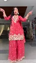 Heavy-Crunchy-Silk-5mm-Sequins-Embroidered-Short-Tunic-&-Sharara-Palazzo-Suit-Set-Maroon2.webp