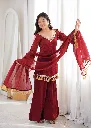 Doremon-Crush-Ethnic-Suit-with-Real-Mirror-Work-Lace-Border-and-Dupatta-Red2.webp